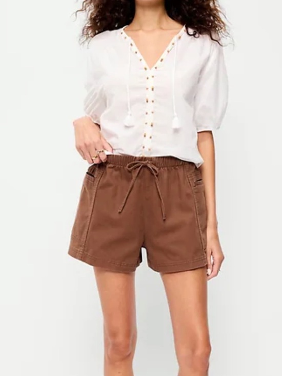 Old Navy Pants - Old Navy high waisted pull on utility shorts, NWT, L